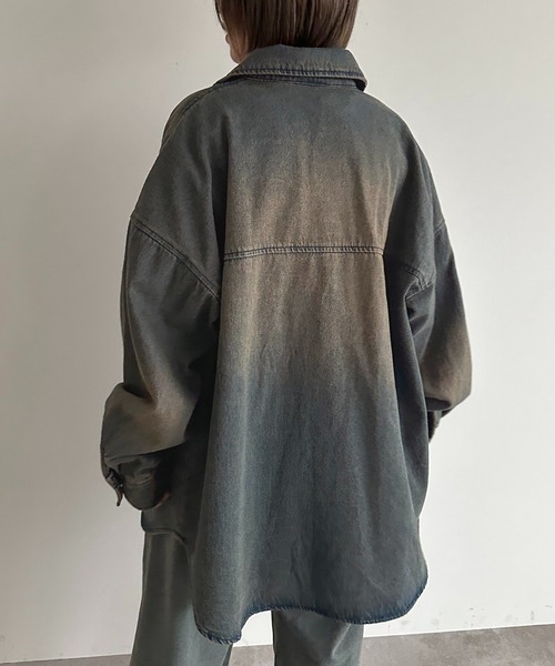 「apres jour mignon」 デニムジャケット フリー ブラック系その他 レディース_画像5