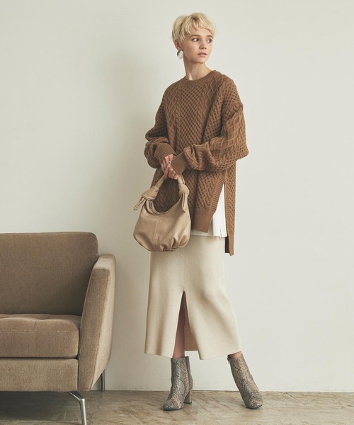 「titivate」 ショートブーツ L ブラウン レディース_画像2