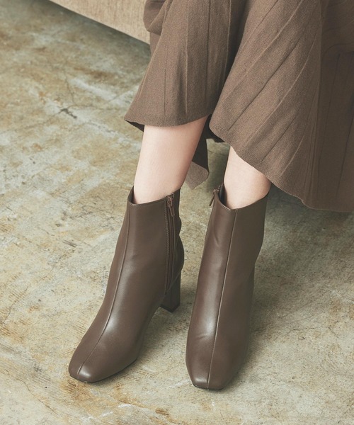 「titivate」 ショートブーツ L ブラウン レディース_画像7