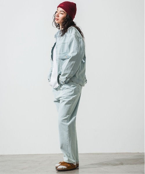 「OFFSHORE」 デニムジャケット S ライトブルー メンズ_画像4