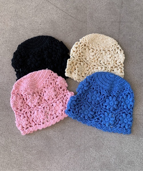 新品クロシェ編み鍵編みウールニット帽ブラック黒イスラーワッチ温かいユニセックス Unisex] How to Knit a Knit Hat That Fits Your Head [Crochet