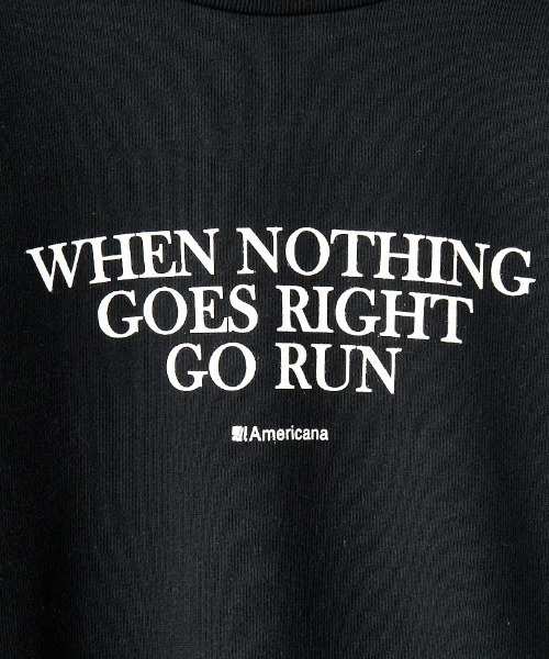 「AMERICANA」 スウェットカットソー ONE SIZE ブラック レディース_画像5