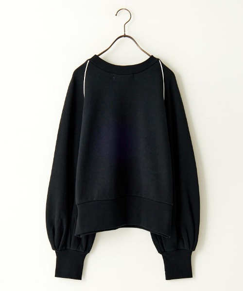 「AMERICANA」 スウェットカットソー ONE SIZE ブラック レディース_画像7