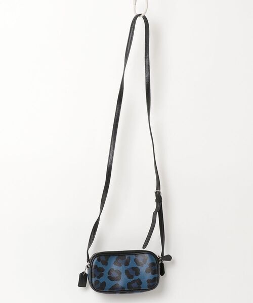 COACH」 ショルダーバッグ - ブルー レディース
