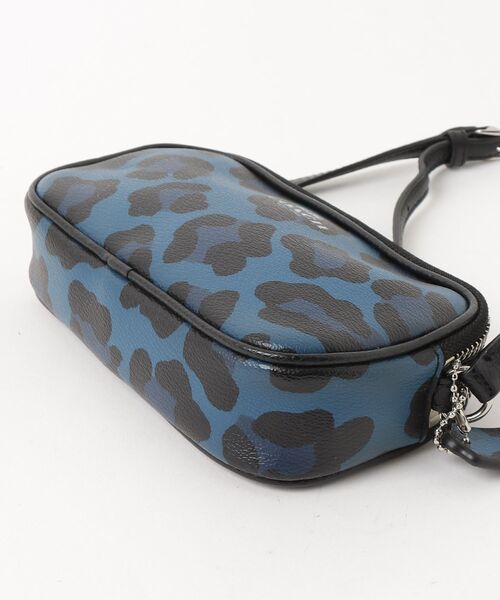 COACH」 ショルダーバッグ - ブルー レディース
