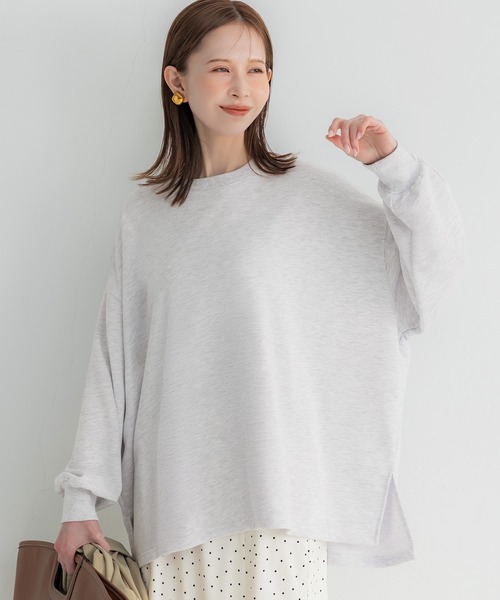 【新品】スリットワイドスウェット coca（コカ） トレーナー スウェット 裏毛ワイドスリットスウェット