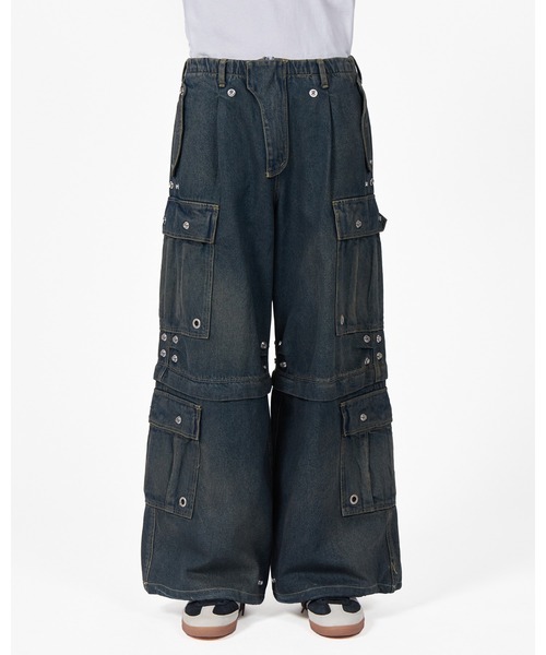 ジーンズ FORSOMEONE 8POCKET CARGO DENIM メンズの画像