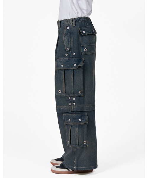 ジーンズ FORSOMEONE 8POCKET CARGO DENIM メンズの画像