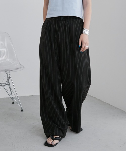 「Aunt Marie's」 スラックス MEDIUM グレー レディース_画像4