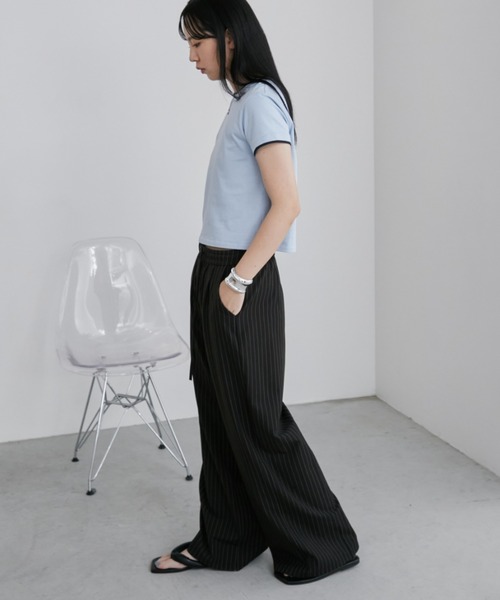 「Aunt Marie's」 スラックス MEDIUM グレー レディース_画像7