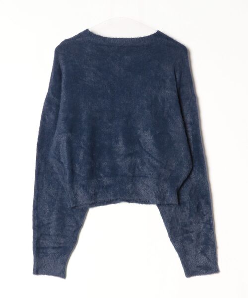 「MURUA」 長袖ニット FREE ネイビー レディース_画像2