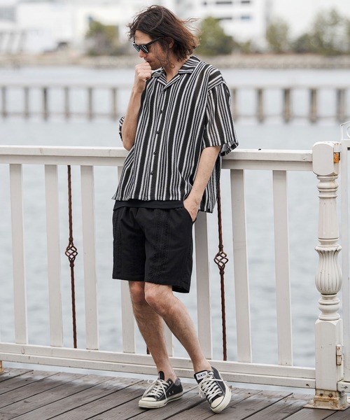 CAMBIO（カンビオ） パンツ mp14679-Cotton Linen Tape Switch Short