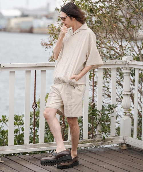 CAMBIO（カンビオ） パンツ mp14679-Cotton Linen Tape Switch Short
