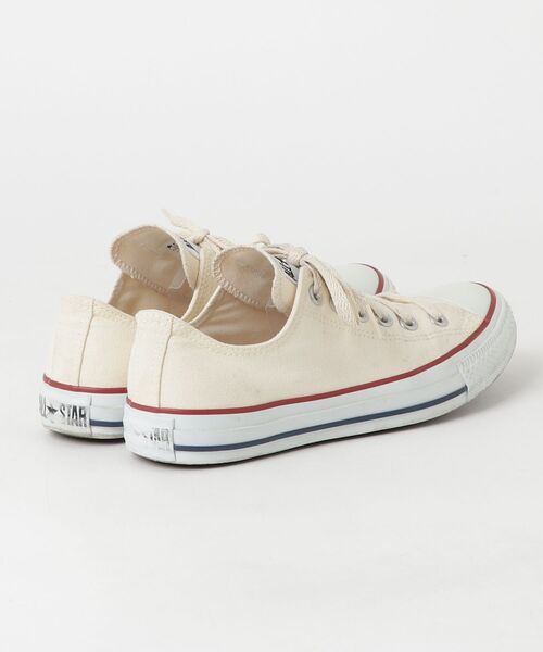 「CONVERSE」 ローカットスニーカー 25.5cm ベージュ レディース_画像2