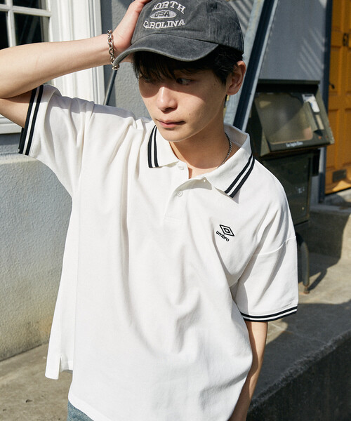 umbro（アンブロ） ポロシャツ × PUBLUX/アンブロ 別注 ワンポイント