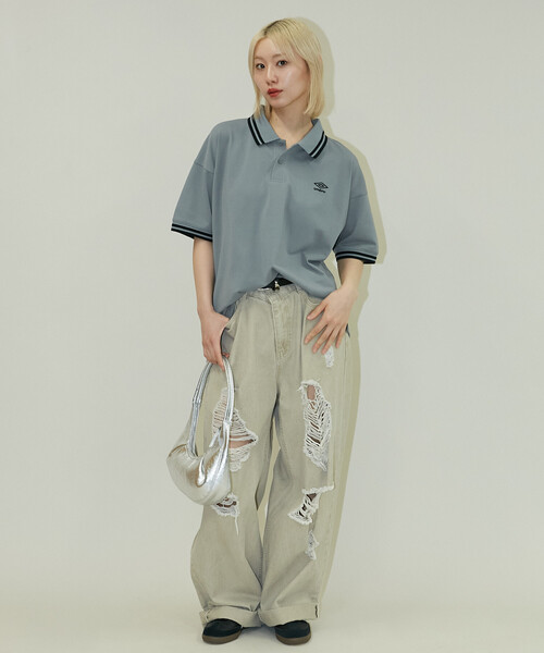 umbro（アンブロ） ポロシャツ × PUBLUX/アンブロ 別注 ワンポイント