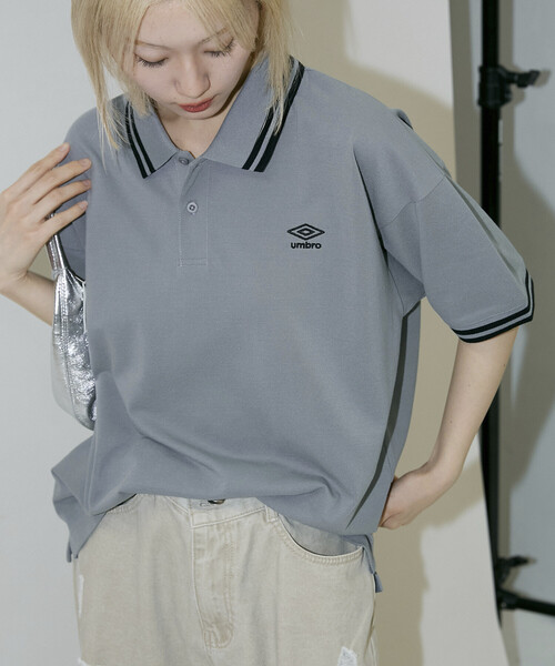umbro（アンブロ） ポロシャツ 半袖 × PUBLUX/アンブロ 別注 ワン