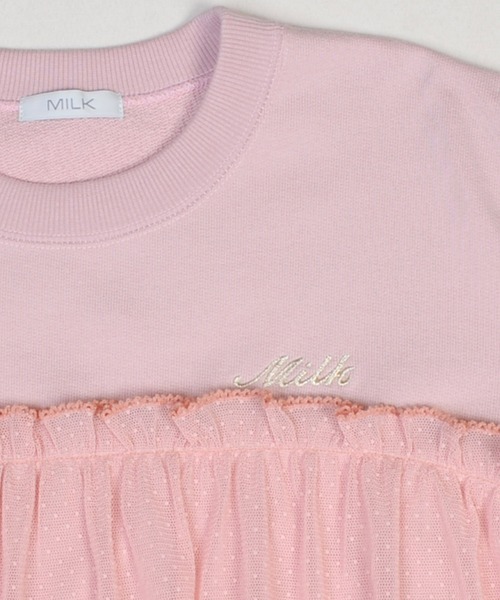 「MILK」 長袖ワンピース FREE ホワイト レディース_画像10