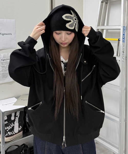 パーカー パンクマルチZIPパーカー レディース メンズ : ZOZOTOWN