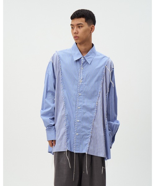 DISCOVERED（ディスカバード） シャツ DOCKING WIDE LOOPING SHIRTS