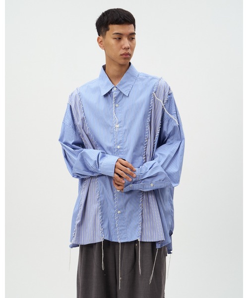 DISCOVERED（ディスカバード） シャツ DOCKING WIDE LOOPING SHIRTS