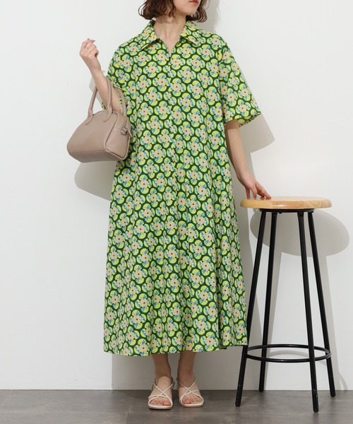 kilki（キルキー） ワンピース スワロープリントワンピース 半端袖