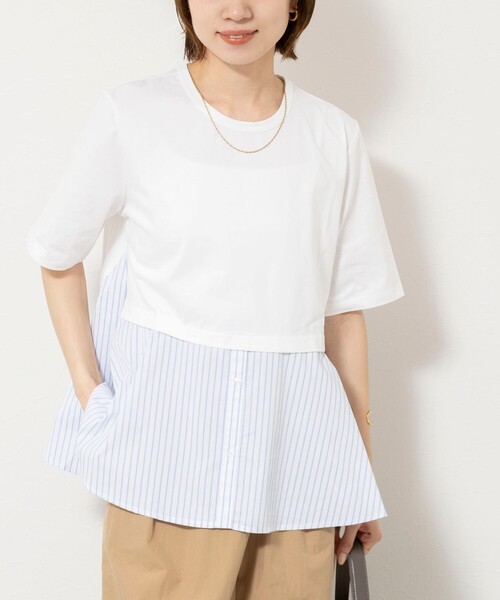 NOLLEY'S（ノーリーズ） tシャツ 半袖 「TORRAZZO DONNA