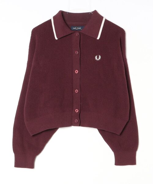 Ray BEAMS（レイ ビームス） ニットカーディガン ONE SIZE レッド系 