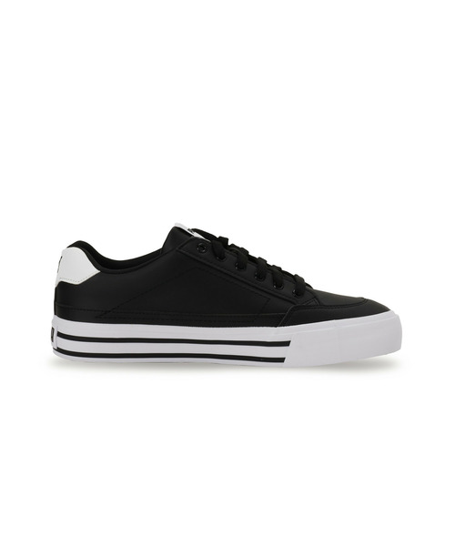「PUMA」 ローカットスニーカー 22.0cm ブラック×ホワイト メンズ_画像5