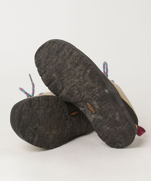 「KEEN」 ローカットスニーカー 25.5cm ベージュ メンズ_画像3