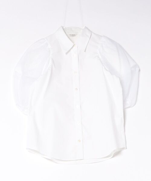 CLANE（クラネ） ブラウス シャツ CLANE/クラネ/TULLE LAYERED SLEEVE