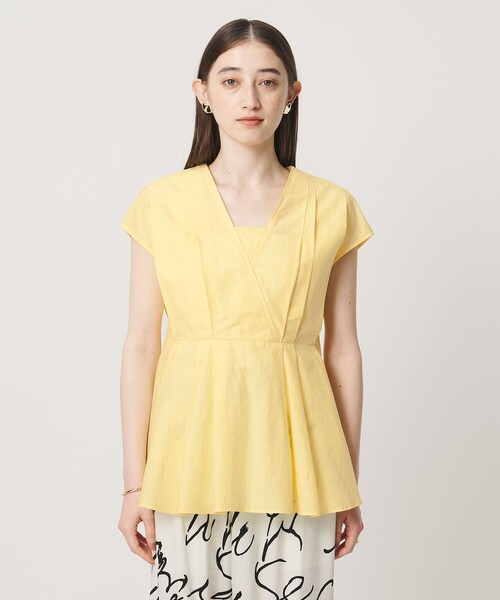 UNITED ARROWSフレンチスリーブブラウス UNITED ARROWS（ユナイテッドアローズ） ブラウス シャツ MANTECO POP