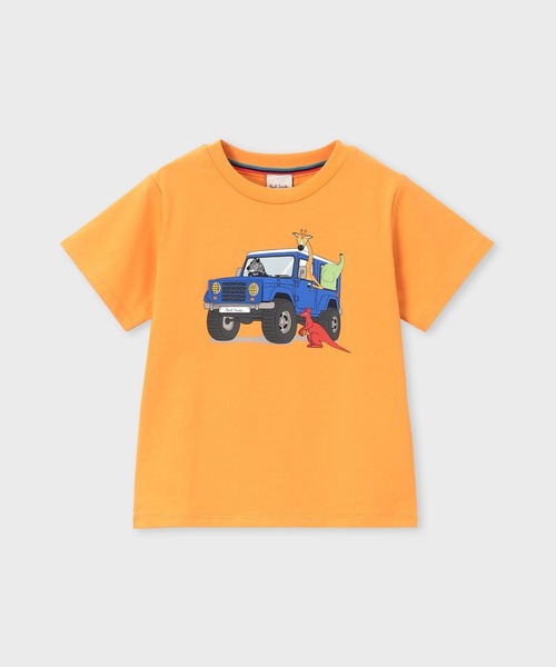 Paul Smith JUNIOR tシャツ ボーイズ サファリカーギミック Tシャツ