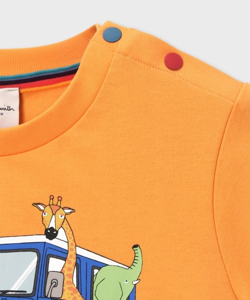 Paul Smith JUNIOR tシャツ ボーイズ サファリカーギミック Tシャツ