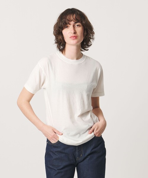 6 tシャツ 「6(ROKU)」コットンカシミヤ ベーシック Tシャツ 26SS