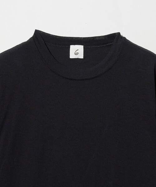 6 tシャツ 「6(ROKU)」コットンカシミヤ ベーシック Tシャツ 26SS