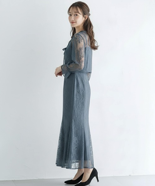 Cinderella（シンデレラ） コンビワンピース X-LARGE ダークグレー