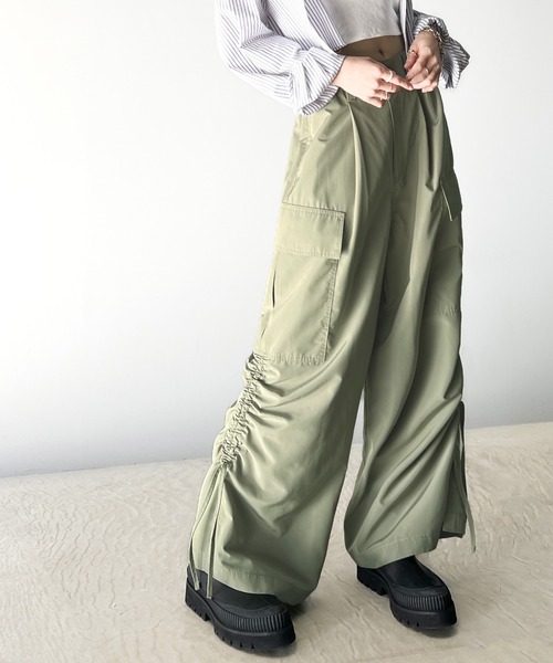 「Java」 カーゴパンツ LARGE グリーン レディース_画像6