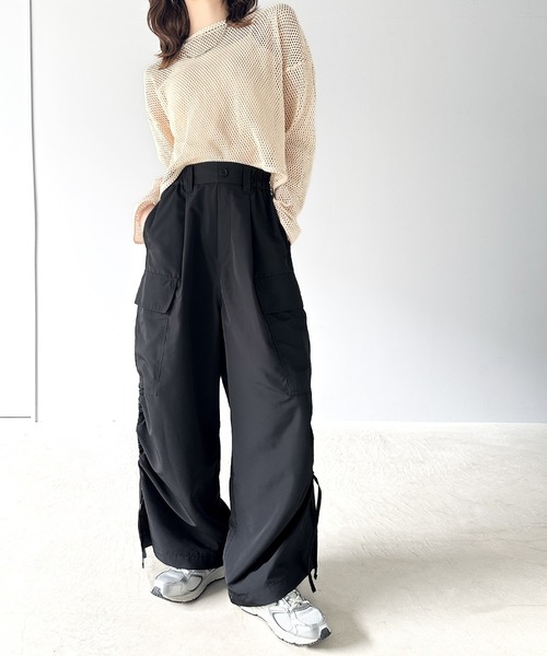 「Java」 カーゴパンツ LARGE グリーン レディース_画像9