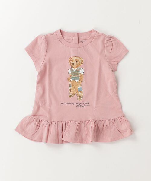 ベビー Polo ベア コットン ジャージー ペプラム Tシャツの画像