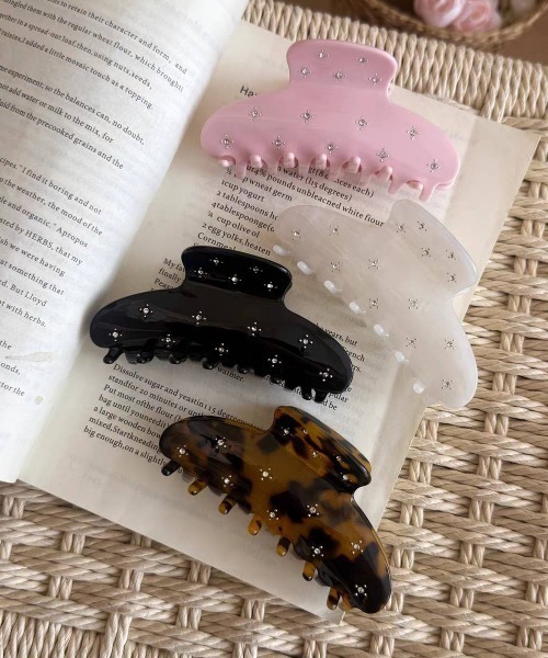 ラインストーン付きヘアクロークリップ ヘアクリップ ラインストーン / バンスクリップ : ZOZOTOWN Yahoo!店