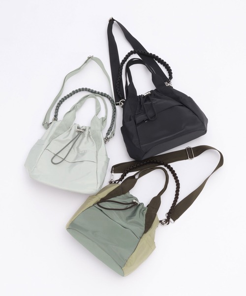 「LEPSIM」 2WAYバッグ ONE SIZE カーキ レディース_画像2
