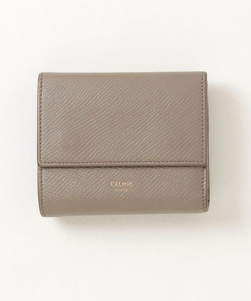 CELINE（セリーヌ） スモール トリフォールド ウォレット - ベージュ