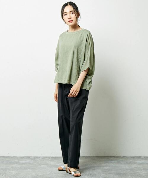 「MELROSE claire」 半袖ブラウス - ホワイト レディース_画像2