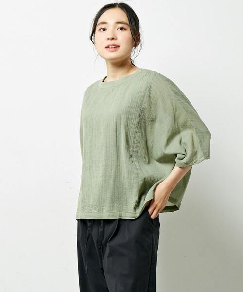 「MELROSE claire」 半袖ブラウス - ホワイト レディース_画像5