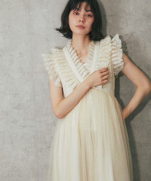 「SMILE ORCHID」 長袖ワンピース M ブラック レディース_画像2