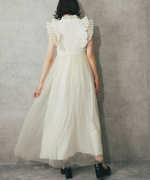 「SMILE ORCHID」 長袖ワンピース M ブラック レディース_画像5