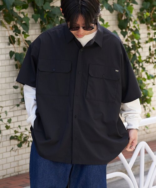 「MoL」 半袖ブラウス LARGE ブラック レディース_画像2