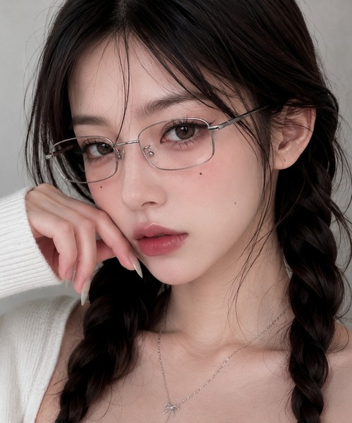ALMO 伊達メガネ メガネ 眼鏡 「Bls」「ZA」「Bling Leads」細縁