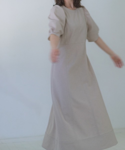 「RIRIYANO」 半袖ワンピース MEDIUM ブラック レディース_画像2